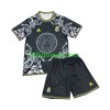 Billige Fotballdrakter Real Madrid Versace Edition Barn Hjemmedraktsett Svart 2024/25 Kortermet
